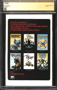 Coyote (1983) #11 CGC Signature Series 9.8 NM/MT Signed Todd McFarlane