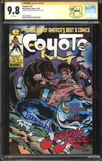 Coyote (1983) #12 CGC Signature Series 9.8 NM/MT Signed Todd McFarlane