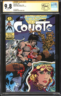 Coyote (1983) #13 CGC Signature Series 9.8 NM/MT Signed Todd McFarlane