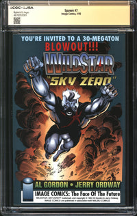 Spawn (1992) #  2 CGC x JSA Signature Series 9.6 NM+ Signed Todd McFarlane & Al Simmons