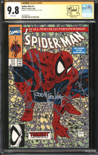 Spider-Man (1990) # 1 CGC Signature Series 9.8 NM/MT Signed Todd McFarlane