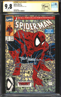 Spider-Man (1990) # 1 CGC Signature Series 9.8 NM/MT Signed Todd McFarlane