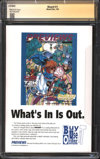 Wizard (1991) #11 CGC Signature Series 9.6 NM+ Signed Todd McFarlane