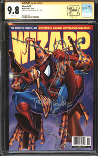 Wizard (1991) #50 CGC Signature Series 9.8 NM/MT Signed Todd McFarlane