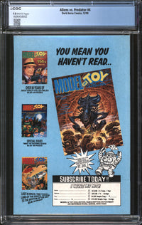 Aliens Vs. Predator (1990) #4 CGC 9.8 NM/MT