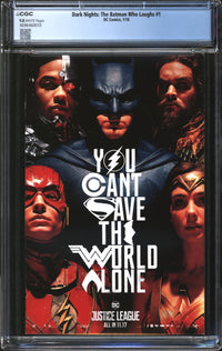Dark Nights: The Batman Who Laughs (2018) #1 CGC 9.8 NM/MT