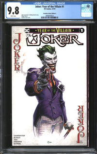 Joker: Year Of The Villain (2019) #1 Clayton Crain Scorpion Comics Edition A CGC 9.8 NM/MT