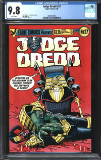Judge Dredd (1983) #27 CGC 9.8 NM/MT