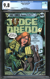 Judge Dredd (1983) #28 CGC 9.8 NM/MT