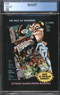 Judge Dredd (1983) #28 CGC 9.8 NM/MT