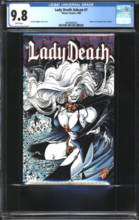 Lady Death Ashcan (1995) #1 CGC 9.8 NM/MT
