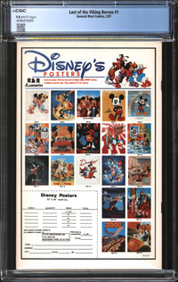 Last Of The Viking Heroes (1987) #1 CGC 9.8 NM/MT