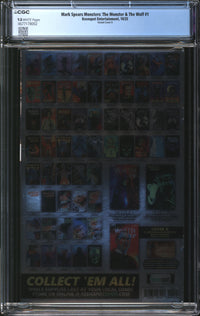 Mark Spears Monsters: The Monster & The Wolf (2025) #1 Variant Cover B CGC 9.8 NM/MT