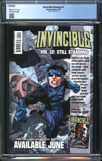 Invincible Returns (2010) #1 Erik Larsen Variant CGC 9.6 NM+