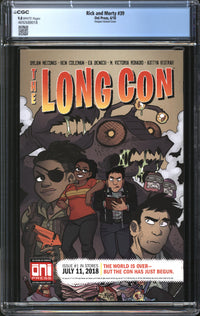 Rick And Morty (2015) #39 Mike Vasquez Variant CGC 9.8 NM/MT