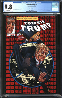 Zombie Trump (2019) #1 Fired Edition CGC 9.8 NM/MT