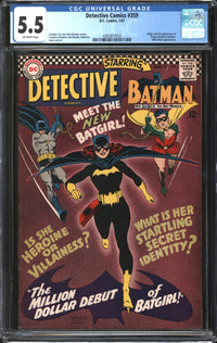 Detective Comics (1937) #359 CGC 5.5 FN-