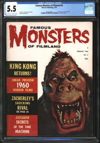 Famous Monsters Of Filmland (1958) #  6 CGC 5.5 FN-