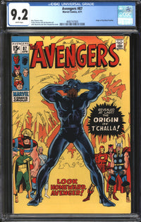 Avengers (1963) # 87 CGC 9.2 NM-