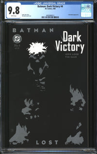 Batman: Dark Victory (1999) # 4 CGC 9.8 NM/MT