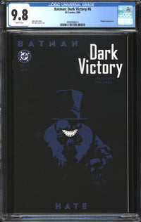 Batman: Dark Victory (1999) # 6 CGC 9.8 NM/MT