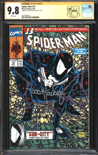 Spider-Man (1990) #13 CGC Signature Series 9.8 NM/MT Signed Todd McFarlane