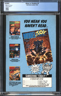Aliens Vs. Predator (1990) #4 CGC 9.8 NM/MT