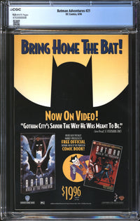 Batman Adventures (1992) #21 CGC 9.8 NM/MT