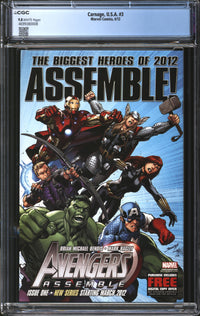Carnage, U.S.A. (2012) #3 CGC 9.8 NM/MT