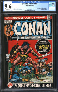 Conan The Barbarian (1970) #21 CGC 9.6 NM+