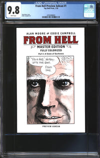 From Hell Preview Ashcan (2018) #1 CGC 9.8 NM/MT