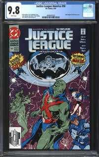 Justice League America (1987) #50 CGC 9.8 NM/MT