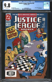 Justice League America (1987) #61 CGC 9.8 NM/MT