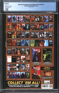Mark Spears Monsters: The Monster & The Wolf (2025) #1 Variant Cover A18 CGC 9.8 NM/MT