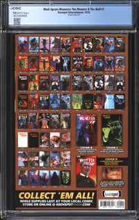 Mark Spears Monsters: The Monster & The Wolf (2025) #1 Variant Cover A22 CGC 9.8 NM/MT