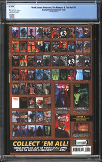 Mark Spears Monsters: The Monster & The Wolf (2025) #1 Variant Cover A62 CGC 9.9 MINT