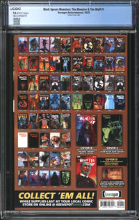 Mark Spears Monsters: The Monster & The Wolf (2025) #1 Variant Cover A66 CGC 9.8 NM/MT