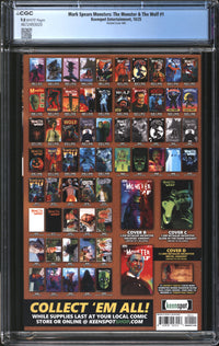 Mark Spears Monsters: The Monster & The Wolf (2025) #1 Variant Cover A66 CGC 9.8 NM/MT