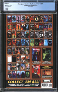 Mark Spears Monsters: The Monster & The Wolf (2025) #1 Variant Cover A68 CGC 9.8 NM/MT