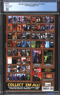 Mark Spears Monsters: The Monster & The Wolf (2025) #1 Variant Cover A88 CGC 9.8 NM/MT