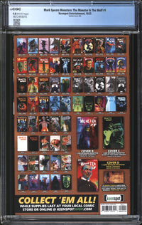 Mark Spears Monsters: The Monster & The Wolf (2025) #1 Variant Cover A90 CGC 9.8 NM/MT