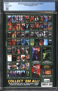 Mark Spears Monsters: The Monster & The Wolf (2025) #1 Variant Cover C CGC 9.8 NM/MT