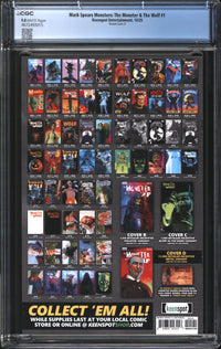 Mark Spears Monsters: The Monster & The Wolf (2025) #1 Variant Cover D CGC 9.8 NM/MT