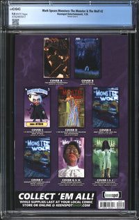Mark Spears Monsters: The Monster & The Wolf (2025) #2 Variant Cover C CGC 9.8 NM/MT