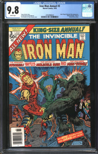 Iron Man Annual (1976) #3 CGC 9.8 NM/MT