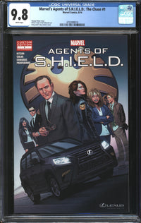 Marvel's Agents Of S.H.I.E.L.D.: The Chase (2014) #1 Custom Edition CGC 9.8 NM/MT