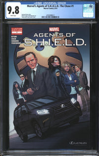 Marvel's Agents Of S.H.I.E.L.D.: The Chase (2014) #1 Custom Edition CGC 9.8 NM/MT