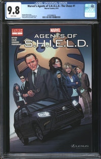 Marvel's Agents Of S.H.I.E.L.D.: The Chase (2014) #1 Custom Edition CGC 9.8 NM/MT