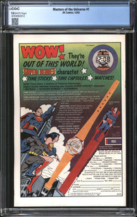 Masters Of The Universe (1982) #1 CGC 9.8 NM/MT