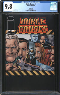 Noble Causes (2002) #3 Variant Cover CGC 9.8 NM/MT